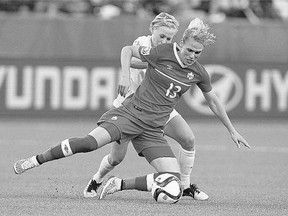 Canadian midfielder Sophie Schmidt embraces the expectations being placed upon her by coach John Herdman. Canada plays the Swiss in the Round of 16 at the Women's World Cup on Sunday at BC Place.