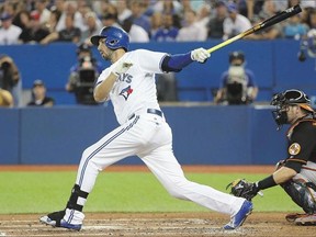 Chris Colabello proved to be a major offensive contributor for the Toronto Blue Jays on their way to the AL East Division title, hitting .321 with 15 homers in part-time duty.