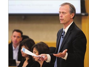 City manager Murray Totland speaks at a meeting of city council in September. Totland started his career as an engineer in Regina but couldn't resist the pull back to Saskatoon.