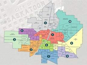 City of Saskatoon 
 This map shows the ward boundaries used for the 2012 municipal election.