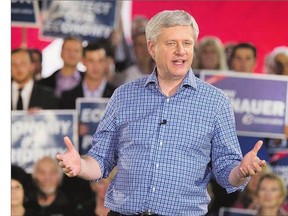 Conservative Leader Stephen Harper told a partisan audience at Nu-Fab Building Products in Saskatoon on Tuesday that the wrong decisions at the national level will have consequences for Saskatchewan and the country.