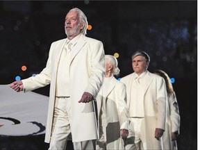 Donald Sutherland, shown at the 2010 Winter Olympics in Vancouver, lives in the United States, but retains his Canadian citizenship and is miffed that he is no longer allowed to vote.