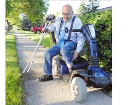 Doug Ottenbreit, NDP candidate for Yorkton-Melville, canvasses in Melville this week. Ottenbreit says it is essential to meet voters face to face. 'People have a right to know who they're voting for.'