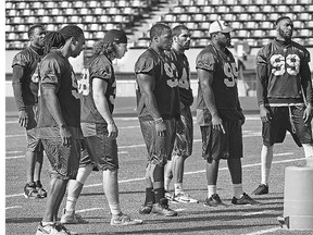 The Edmonton Eskimos defence didn't look too scary during Thursday's walk-through practice at Commonwealth Stadium, but it'll be a lot more ferocious on Friday when it plays the Hamilton Tiger-Cats.