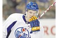 The Edmonton Oilers' Connor McDavid, pictured, skated with his potential linemate, Taylor Hall, on Monday.