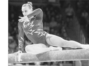Ellie Black of Halifax competes on her way to winning a gold medal in the artistic gymnastics balance beam at the Pan Am Games in Toronto on Wednesday. The 19-year-old won five medals, including three golds, this week.