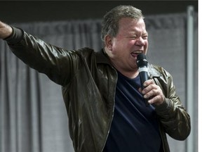 William Shatner addressed an appreciative crowd at the Saskatoon Comic and Entertainment Expo on Sept. 20, 2015