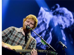 Ed Sheeran plays at SaskTel Centre to a sold out crowd on June 16, 2015 (Gord Waldner/The StarPhoenix)