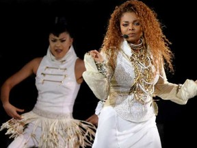 Janet Jackson (pictured at the Scotiabank Saddledome in Calgary on September 2), performed at SaskTel Centre in Saskatoon on Sept. 7, 2015 (Leah Hennel / Calgary Herald	)