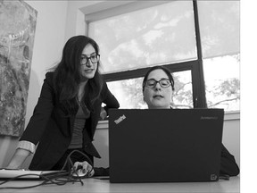 Ersilia Serafini, right, president of Summerhill Group, which delivers energy-efficiency programs, was able to offer the company's part-timer Arlie Millyard an internship, and she jumped at the chance. "I get frustrated if I don't work with people who are committed to what they're doing," she says.