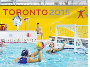 Few fans were in the stands as women's water polo kicked off the Pan Am Games in Markham, Ont., on Tuesday. The Games officially open Friday.