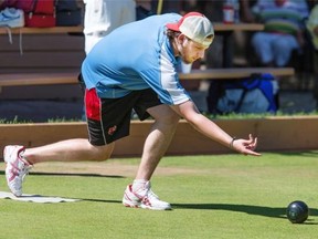 Grant Wilkie of Saskatoon won his second straight Canadian under-25 men's championship at the Nutana Lawn Bowling Club on Monday.