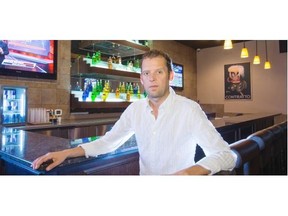 Manager Errin Carruthers stands inside the Sutherland Bar.