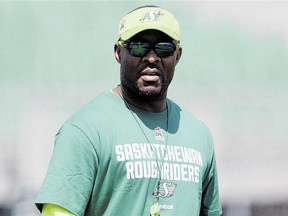 Roughriders head Coach Corey Chamblin