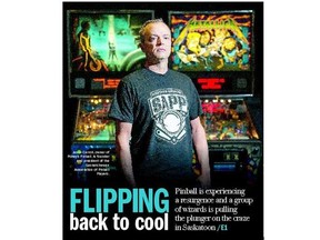 Jason Carroll, owner of Pokey's Pinball, is founder and president of the Saskatchewan Association of Pinball Players.