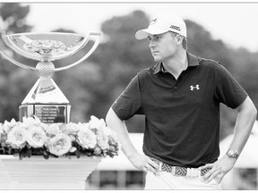 Jordan Spieth of the United States won both the TOUR Championship By Coca-Cola and the FedExCup at East Lake Golf Club on Sept. 27 in Atlanta, Georgia. He is among the players on the Americans to vie for the Presidents Cup Oct. 5-11 in Incheon, South Korea.
