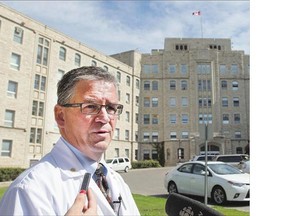 Dr. Joseph Blondeau stands for a photo in 2015.