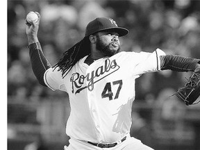 Kansas City Royals pitcher Johnny Cueto will get the ball for the Royals in Game 5 of their ALDS against the Houston Astros Wednesday in Kansas City.