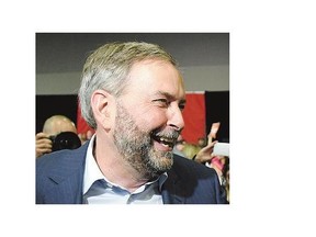 NDP Leader Tom Mulcair