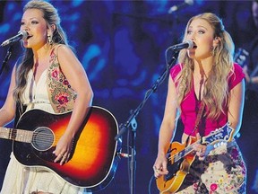 Tae Dye, left, and Maddie Marlow of Maddie Tae are two of few female voices on the country music charts these days.