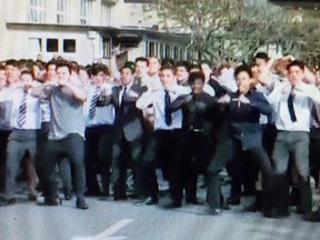 In an emotional farewell to a beloved teacher and coach, the entire student body of Palmerston North Boys High School in New Zealand performed the Haka before the funeral for Dawson Tamatea.