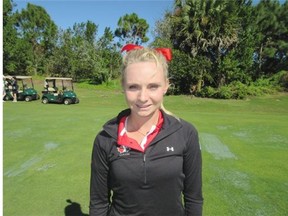 Maddie Szeryk is a top-ranked amateur female golfer in Canada.