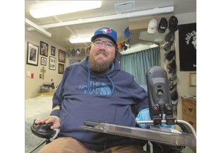 Matthew Proctor, who has schizophrenia and is quadriplegic, overcame his addictions at the Sherbrooke Community Centre.