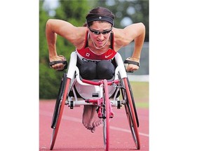 Michelle Stilwell won gold in the wheelchair 100-metre T52 event Tuesday at the Parapan Am Games.
