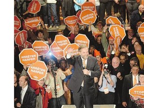 Tom Mulcair faces the difficult task of holding on to the gains the party made in Quebec during the last election.