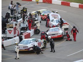 The NASCAR Canadian Tire Series Velocity Prairie Thunder 250 at Auto Clearing Motor Speedway on July 15, 2015 in Saskatoon.