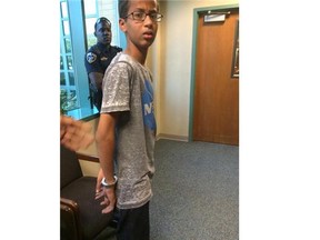 Ahmed Mohamed, a 14-year-old Muslim boy, has been arrested in North Texas after a high school teacher decided that a homemade clock he brought to class could be a bomb