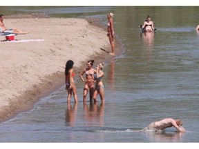 Organizers expect about 80 women and men to go topless for an upcoming event in Saskatoon, taking place at the Ravine Drive sandbar to highlight inequality in Saskatchewan and across Canada.