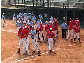A melee broke out at the WBSC Men's World Championships on Thursday during a tense game between Great Britain and Argentina.