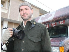 Artist Tim Van Horn is driving an RV across the country in an attempt to photograph 54,000 Canadians in time to celebrate Canada’s 150th birthday in 2017.