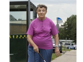 Doris Merkosky, 80, is blind and is annoyed that a bus driver with the Saskatoon Transit system ignored her.