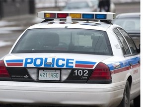 A man and a woman were arrested Friday evening after reports of two people swimming across the river in Saskatoon.