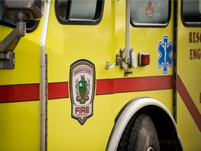 Emergency crews were dispatched to a home on the 1300 block of Idylwyld Drive after receiving reports of a backyard fire that started as a result of a ruptured natural gas line.