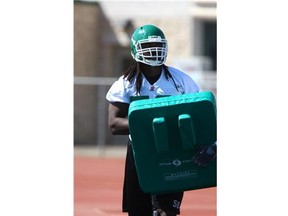 Saskatchewan Roughriders offensive tackle Xavier Fulton