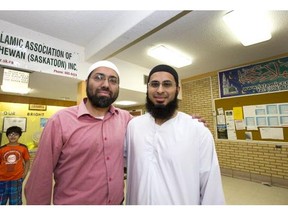 Islamic association President Omaer Jamil, left, with Ibrahim Balal, says a proposal to certify imams will make them feel like outcasts.