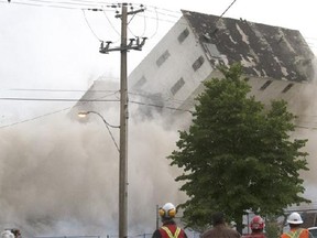 Saskatoon's Parrish and Heimbecker mill was demolished Saturday.