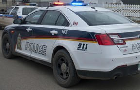 Police are searching for suspects after a man was attacked with a billiard ball attached to a chain while standing in line for a carnival ride at the Saskatoon Exhibition.