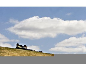 File Photo. A few clouds dotting the skies over Saskatoon.