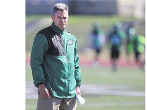 Offensive co-ordinator Jacques Chapdelaine came to the Riders after coaching at Simon Fraser University last year.