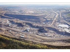 An oilsands mine facility near Fort McMurray, Alta. The three main federal parties have offered starkly different views of the oil and gas industry to voters.