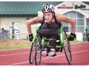 Para-athlete Becky Richter, 33, from Dalmeny holds four world records in the T51 class.