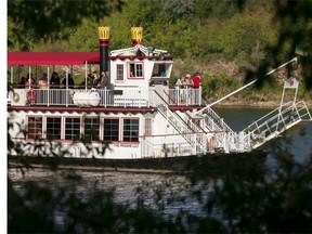 File Photo. The Prairie Lily riverboat takes an evening trip up the river through Saskatoon on a sunny evening. Cruises continue daily through the summer.
