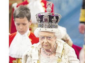 Queen Elizabeth II made her 62nd annual Queen's Speech during the State Opening of Parliament in the House of Lords, at the Palace of Westminster.