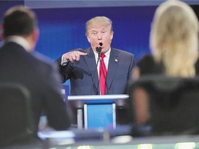 Republican presidential candidate Donald Trump stole the spotlight with his antics at the first Republican debate hosted by Fox News and Facebook in Cleveland, Ohio.