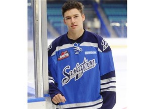 Saskatoon Blades player Libor Hajek was picked second overall in the Canadian Hockey League’s 2015 import draft.