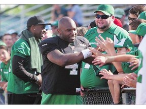 Saskatchewan Roughriders quarterback Darian Durant